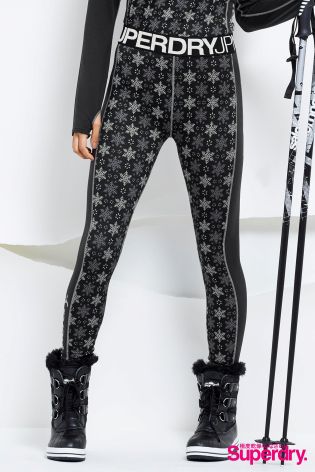 Superdry Carbon Base Layer Ski Leggings